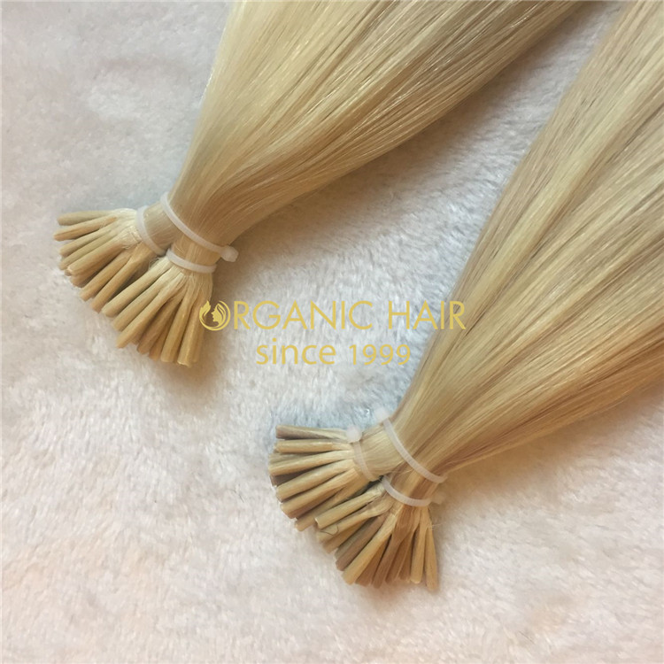 Good remy human hair extensions i tip piano color H123